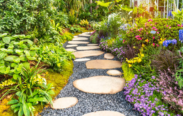Walkway landscaping